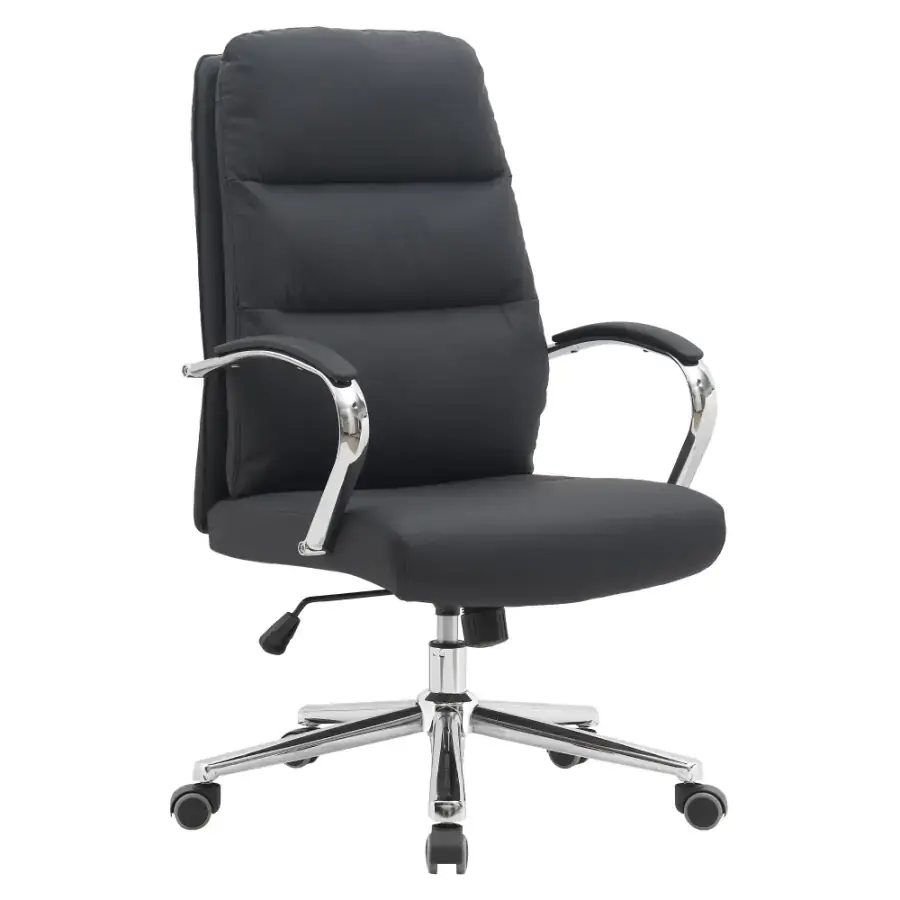 Tempo Kondela Kancelářské křeslo ADMON - černá/chrom