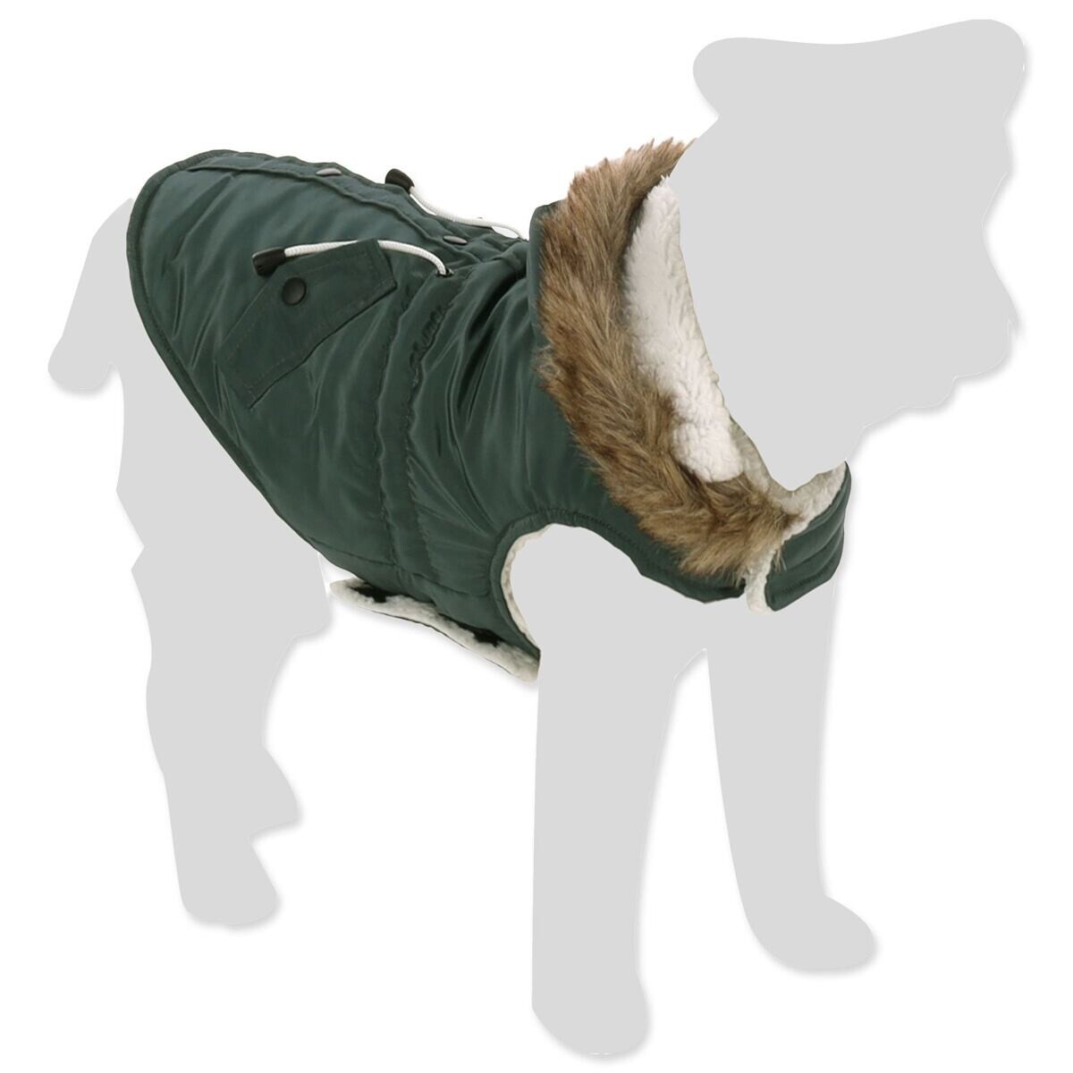 Kabátek Flamingo Kimo zimní zelený 45cm