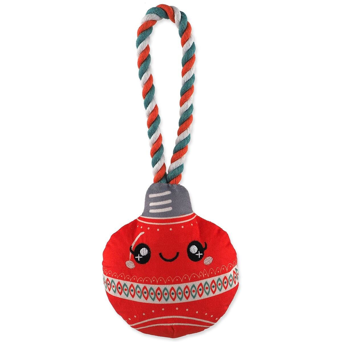 Hračka Dog Fantasy Winter Tale vánoční ozdoba červená 30cm