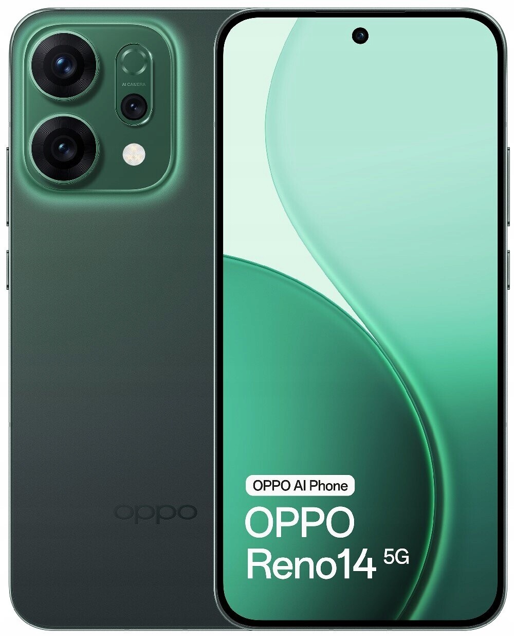 Smartphone Oppo Reno 14 5G 12/512GB Nfc Dual Sim Ai zelený