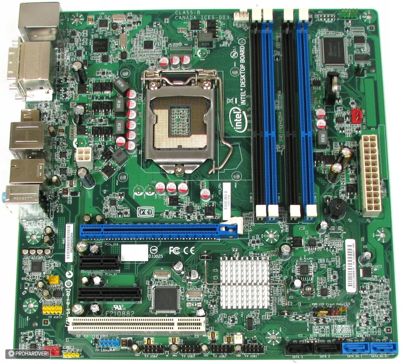 Intel DQ67SW str. 1155 DDR3 PCIe Pci G12527-310