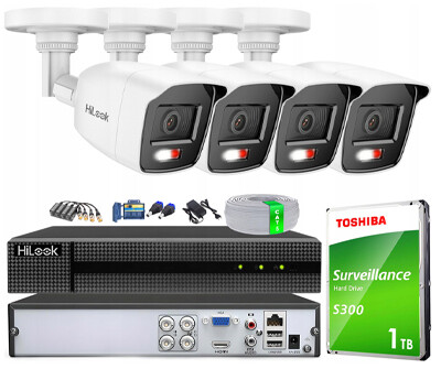 Monitorovací sada 2MPx DVR-8CH-5MP 2TB TVICAM-B2M-20DL Hilook od Hikvision