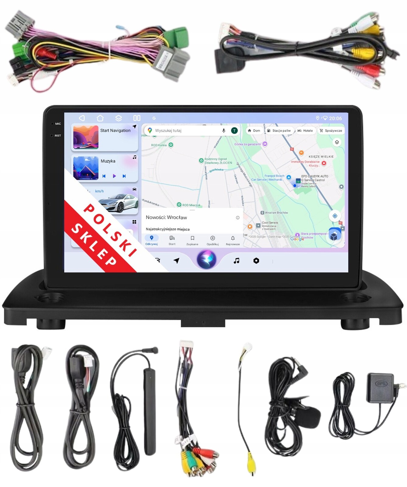 Navigace Rádio 2DIN Android Volvo XC90 3/32 Gb Dsp Carplay Lte