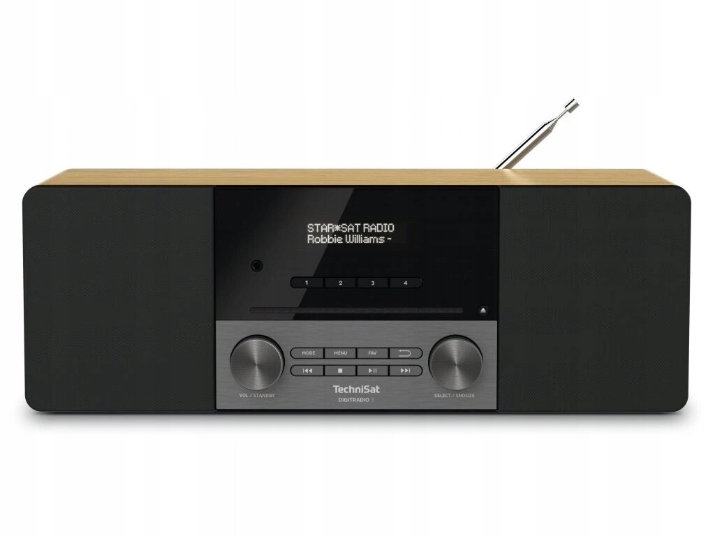 Radiopřijímač Technisat Dab+/fm s CD Digitradio 3, oak