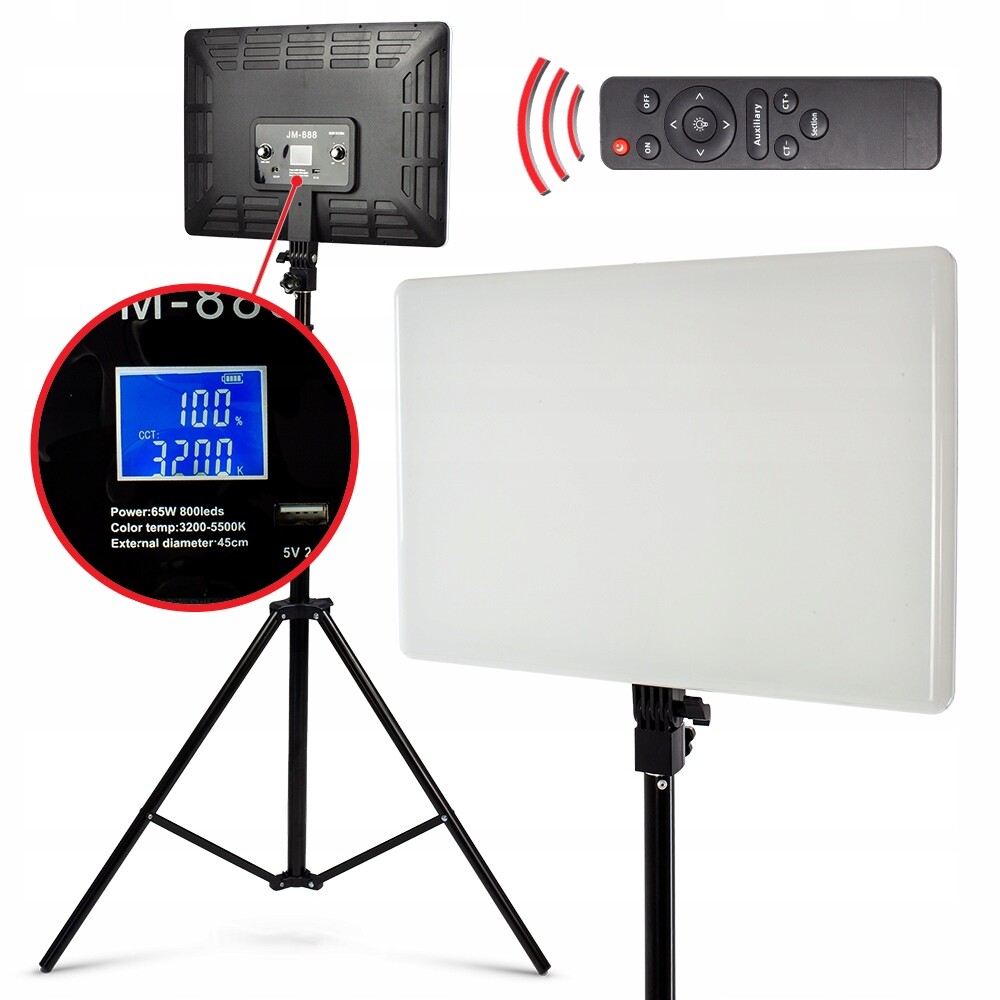 Panelová Led lampa 65W BiColor s dálkovým ovládáním