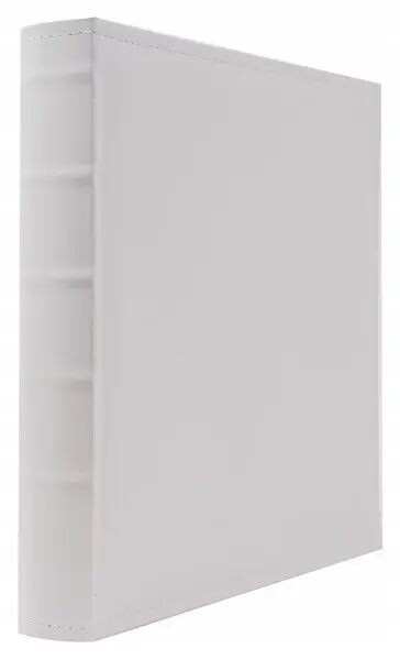 Album kapsa na 600 fotografií Kožená 10x15 cm šitý popis Bianco ekokůže