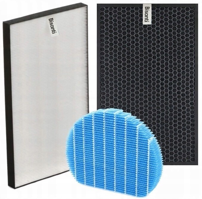 Sada Filtrů Pro Čističku Sharp UA-HD40E UA-HD50E, Uhlíkový Hepa