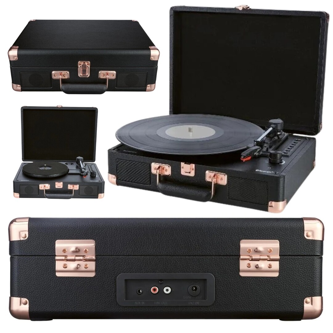 Přenosný gramofon s Bluetooth Silvercrest v kufříku