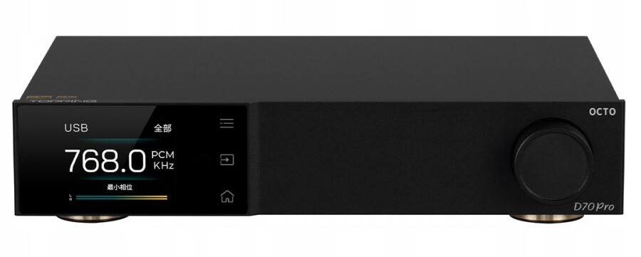 Topping D70 Pro Octo (černý) 8x CS43198 Bluetooth 5.1 DSD512