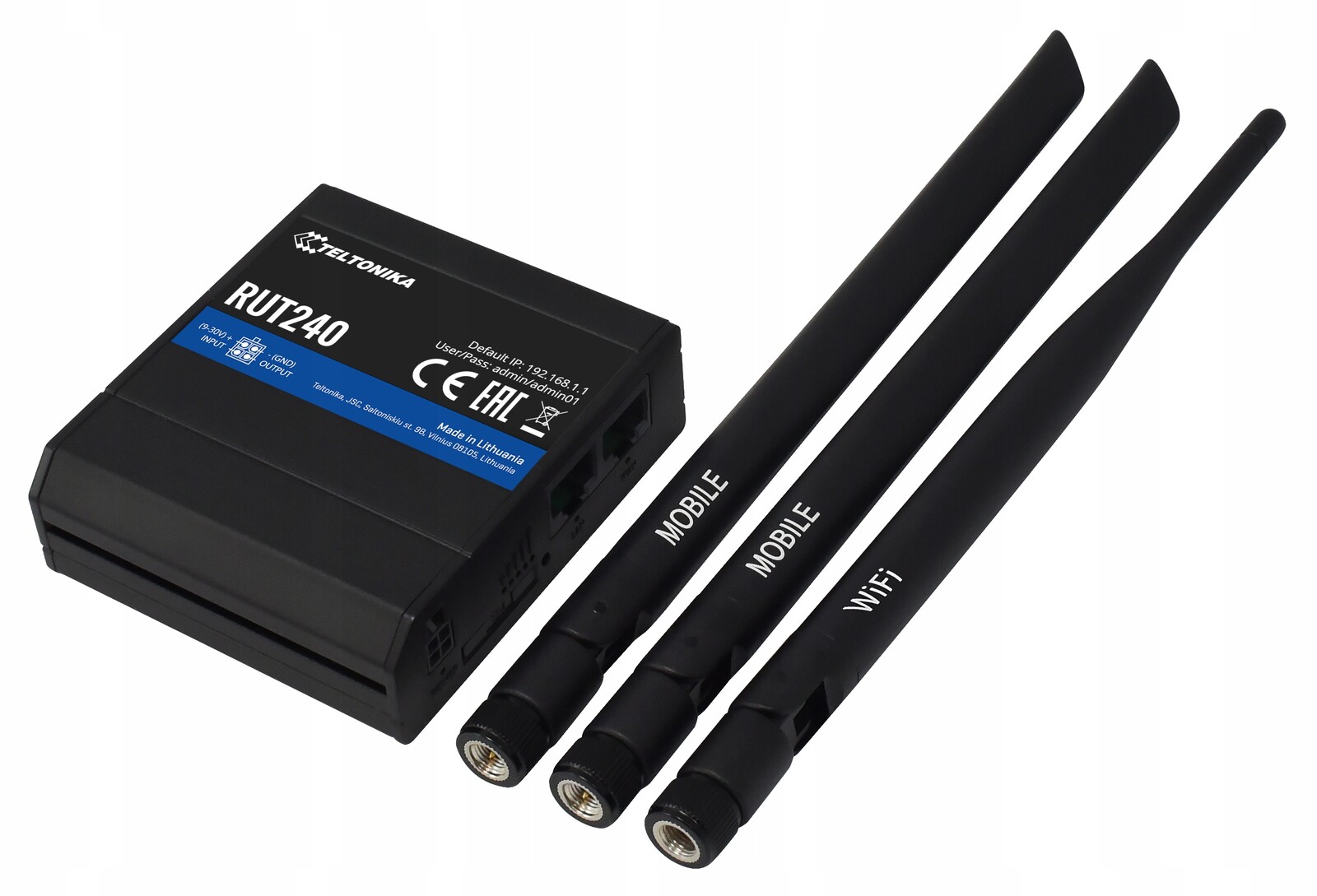 Router Teletonika RUT240 802.11n Wi-Fi 4 10/100 Mbps 4G Lte