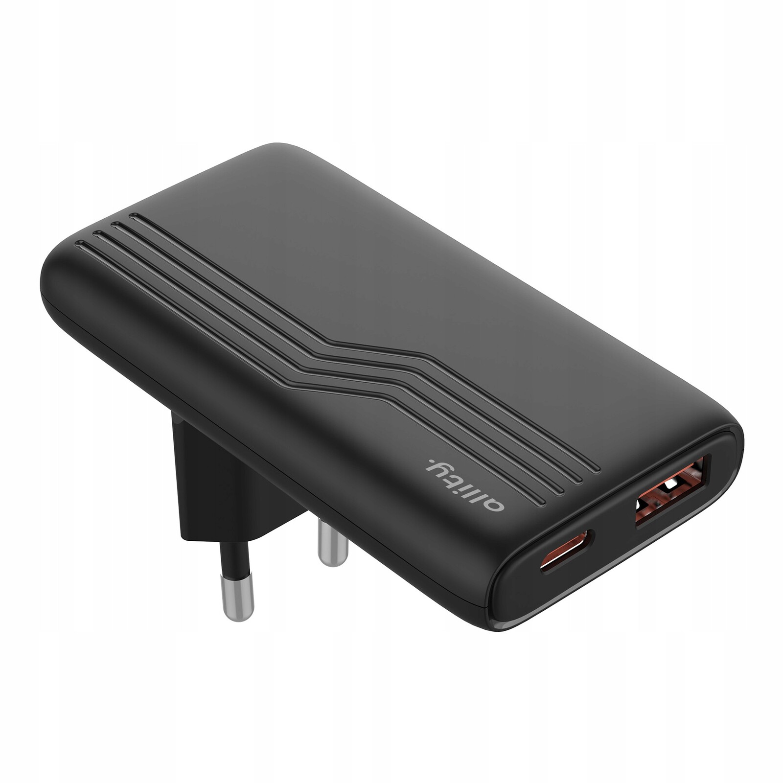 Nabíječka 65 W Usb-c Usb výkonná s rychlým nabíjením černá úhlová malá mini