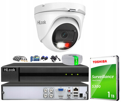 Monitorovací sada 1x TVICAM-T2M-20DL 2Mpx IR20m IP66 Detekce pohybu Wdr