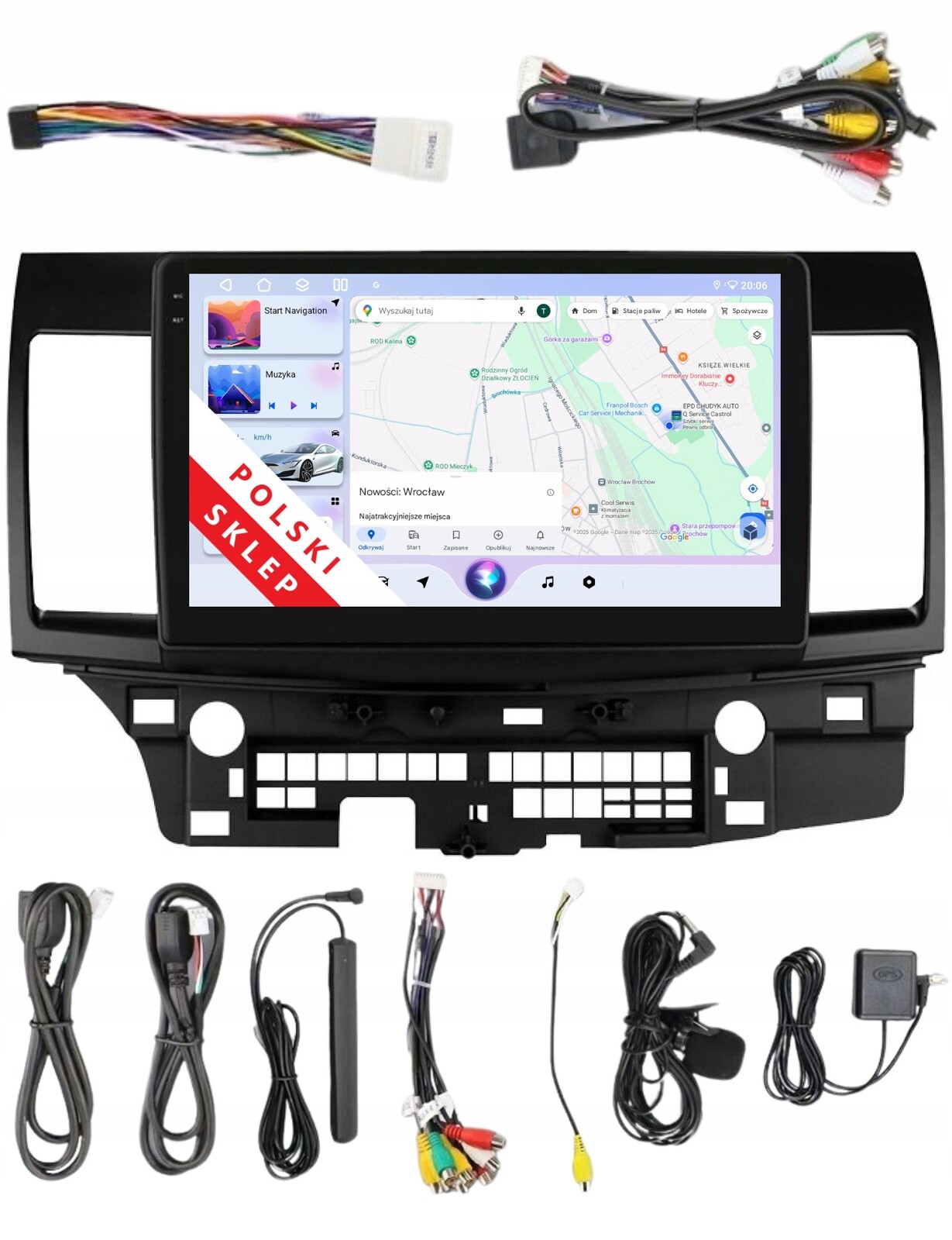 Rádio 2DIN Navigace Android Mitsubishi Lancer 9 IX 3/32 Gb Carplay Lte Dsp