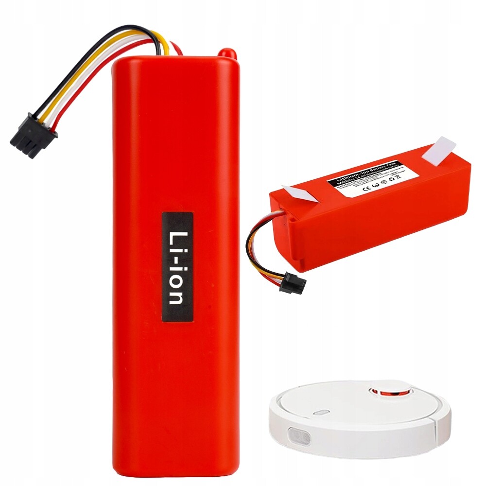 Baterie Li-ion 5200 mAh 14.4V Akumulátor Pro Xiaomi Roborock S50 S51 S55