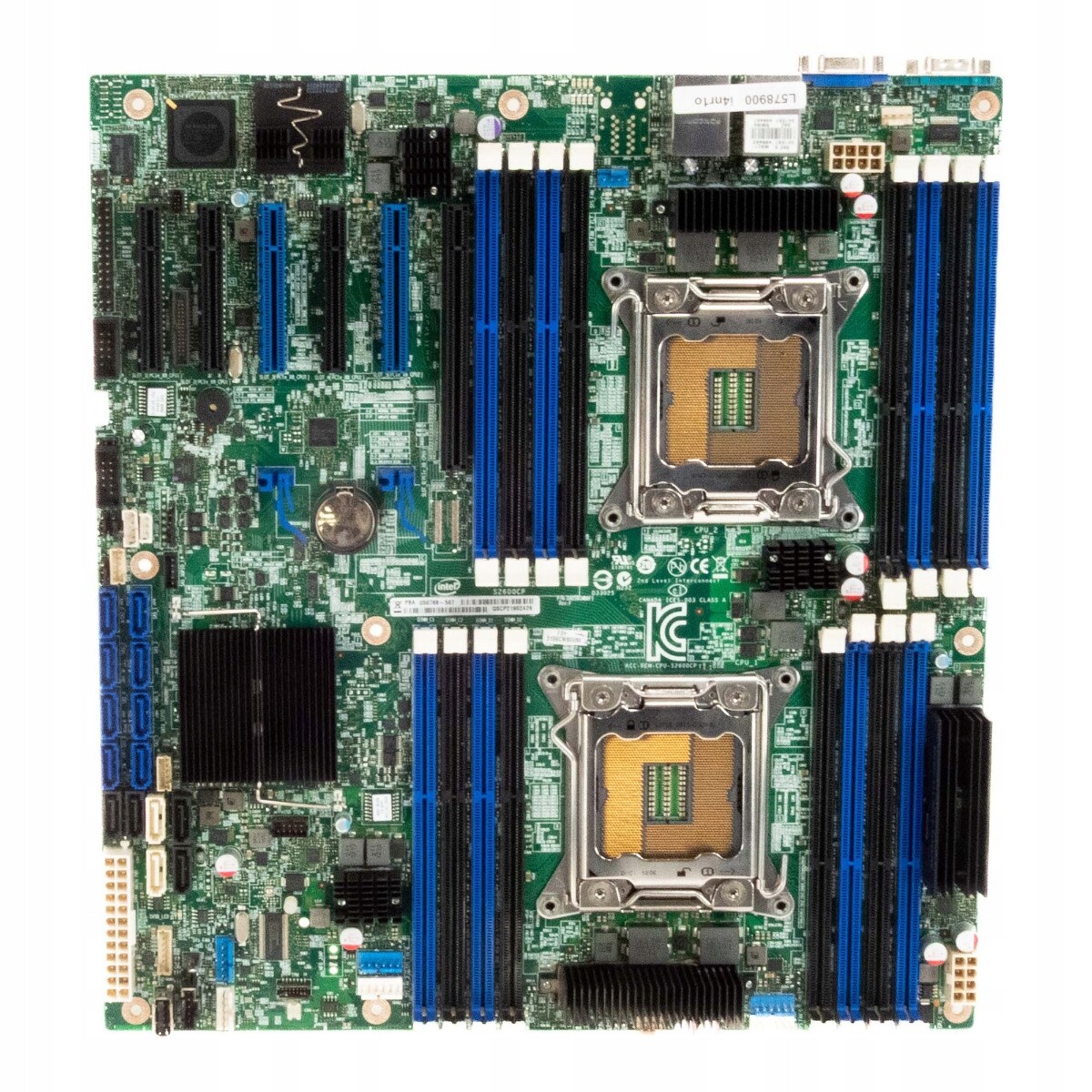 Intel G50768-507, duální patice LGA2011, 16x DDR3 S2600CP