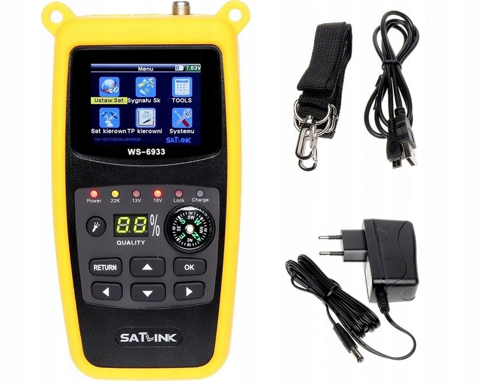 Satelitní Měřič WS-6933 Dvb-s DVB-S2 Satlink