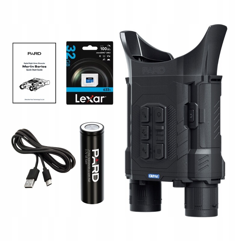 Dalekohled pro noční vidění Pard Merlin 50 mm 850 nm sada