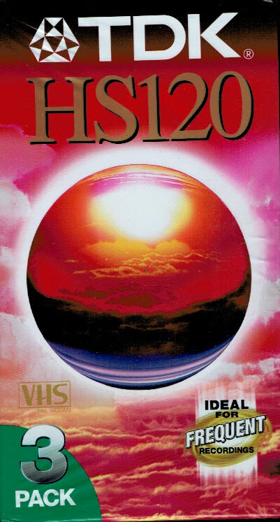 Tdk Vhs kazety Tdk HS120