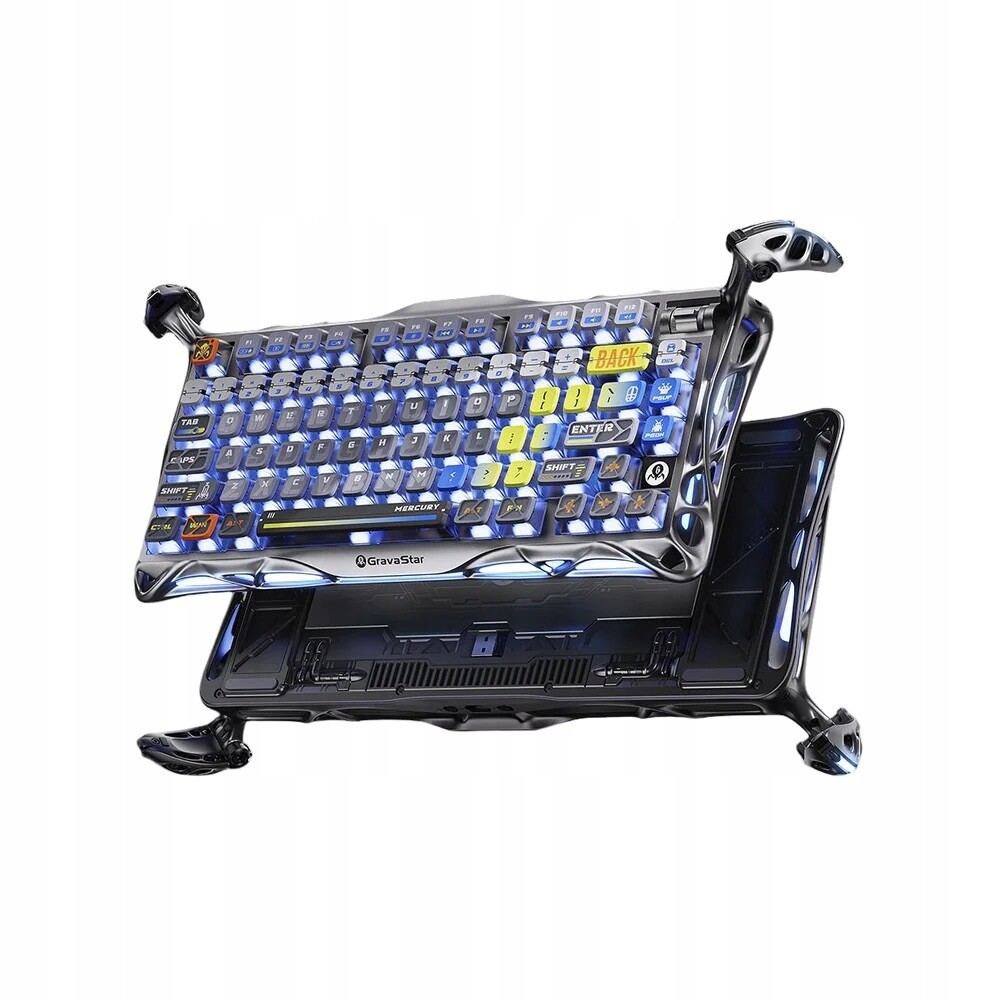 GravaStar Mercury K1 Pro Bezdrátová mechanická klávesnice Interstellar