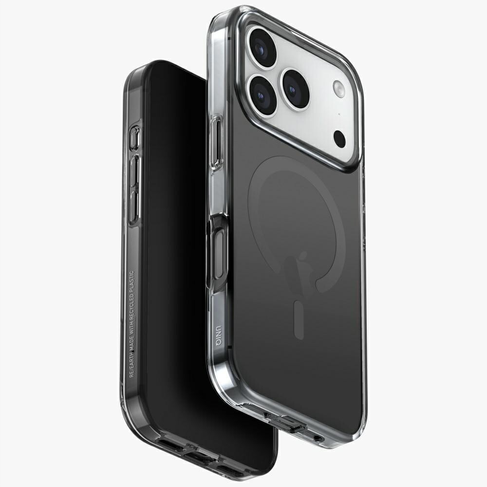 Pouzdro Uniq Clario pro iPhone 17 Pro Magclick Charging, černé