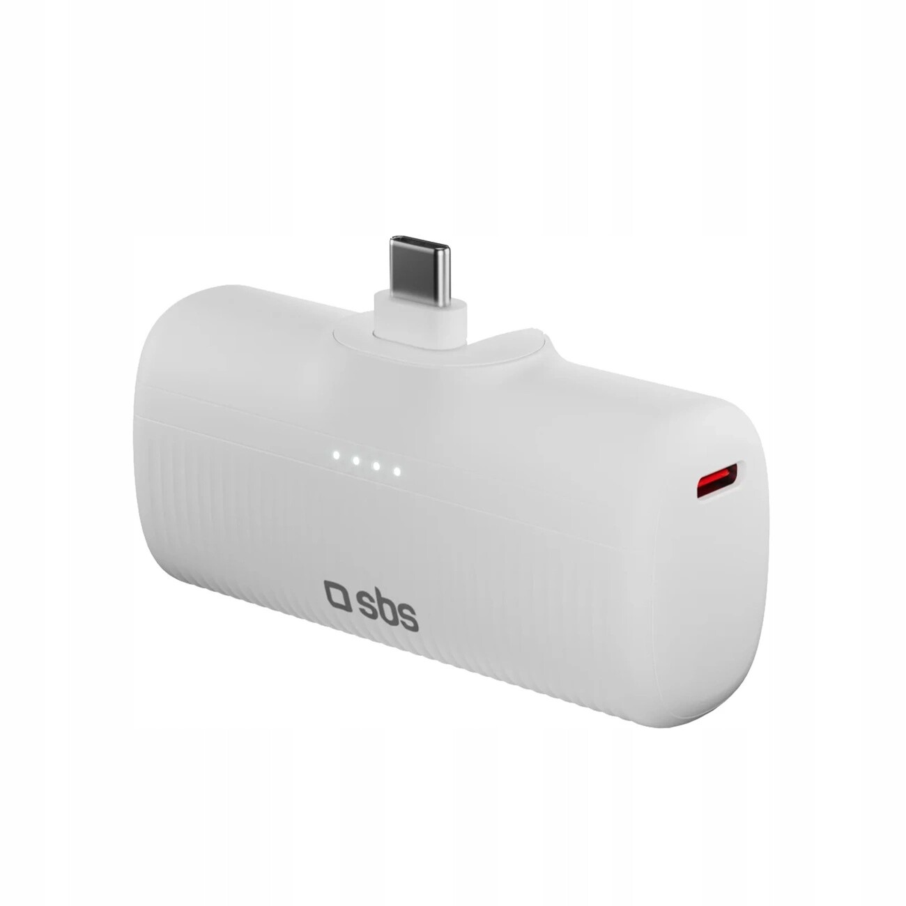 Powerbanka Sbs EcoPower 5000 mAh 10 W s vestavěným portem Usb-c bílá