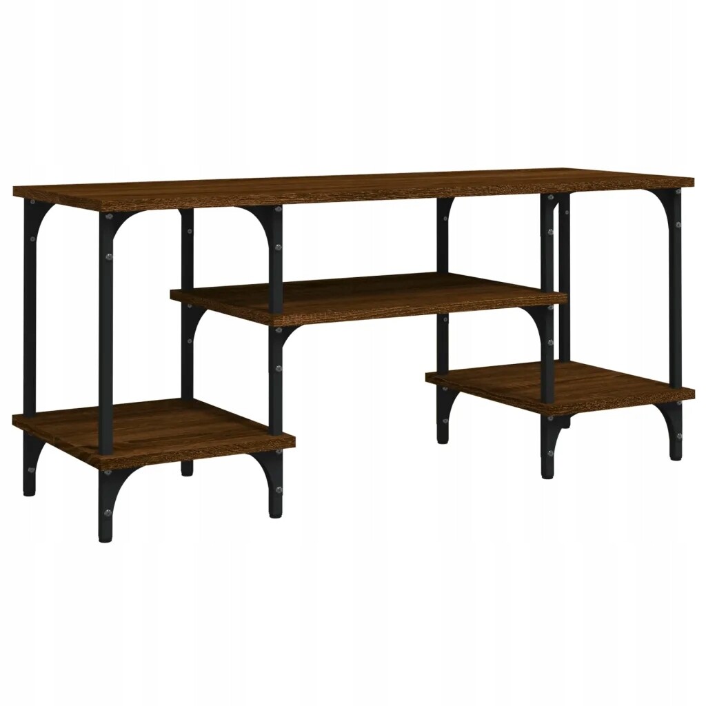 vidaXL Skříňka pod Tv, hnědý dub, 102 x 35 x 45,5 cm