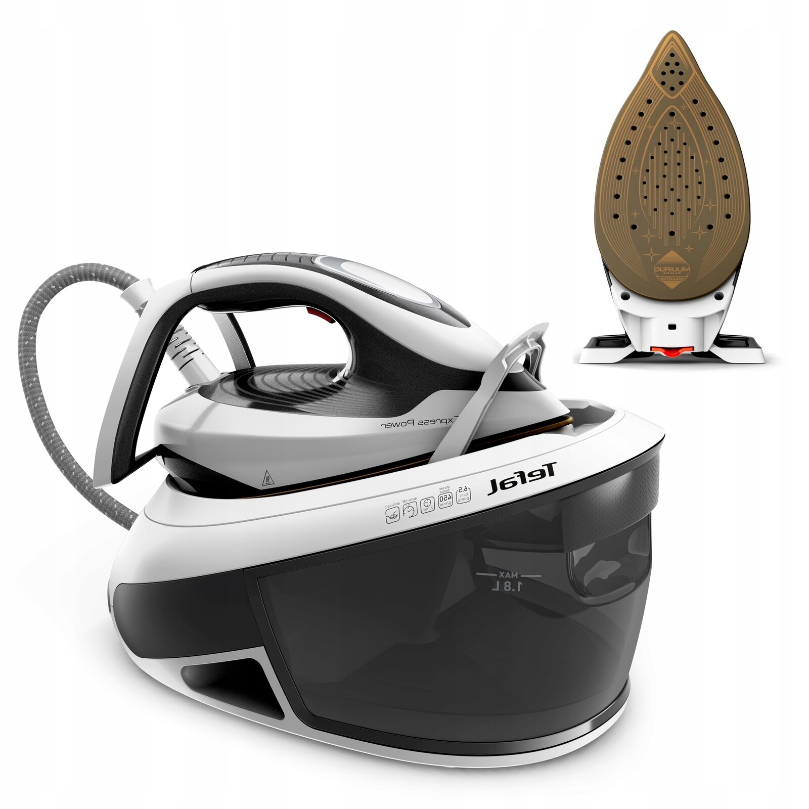 Parní generátor Tefal Express Steam SV8130 2800W 6.5 bar 450 g/min Durilium