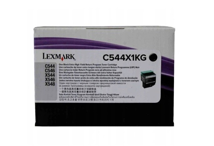 Toner Lexmark C544X1KG K Originál černý X544dn X544dtn X544dw X544n