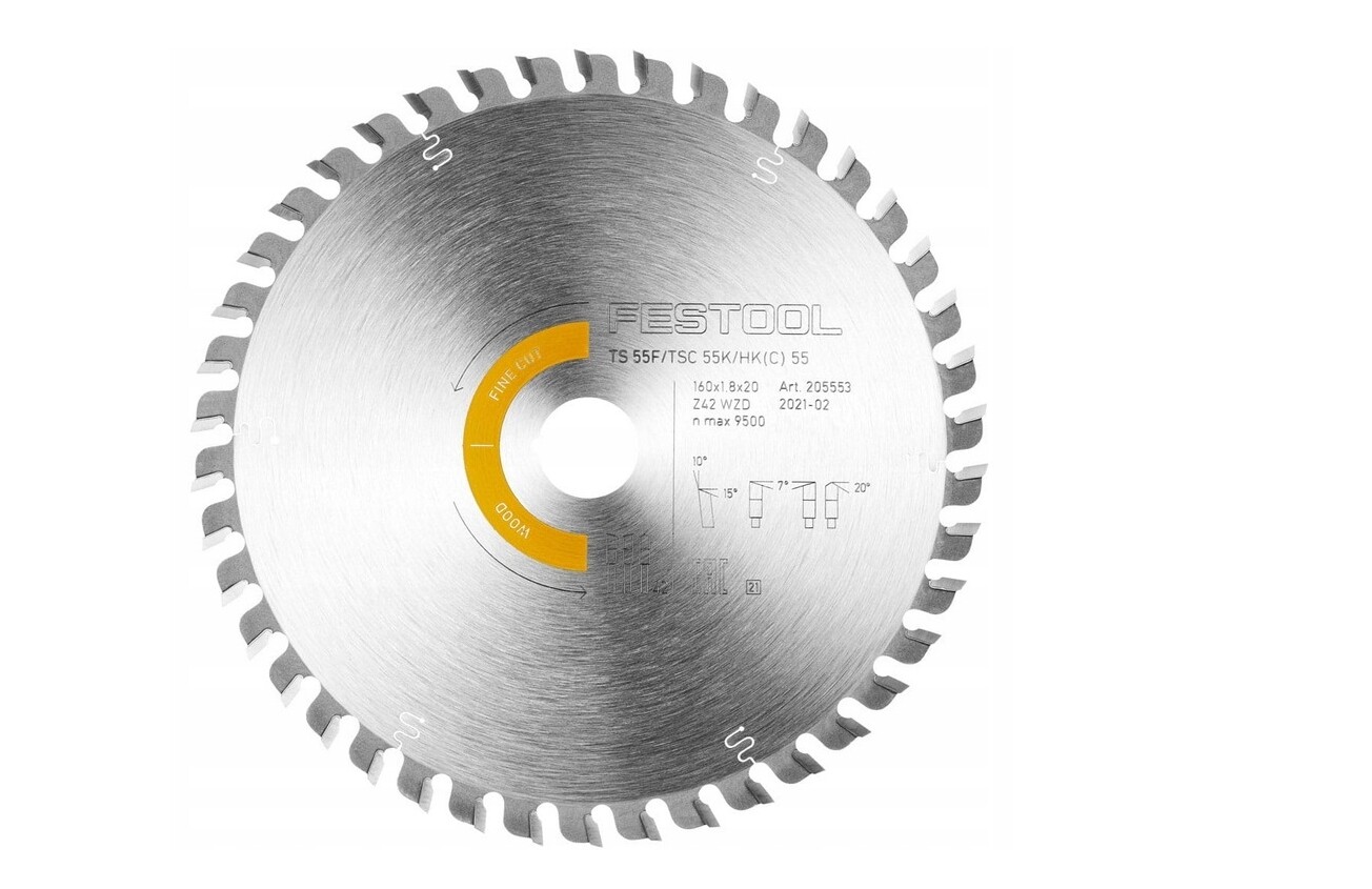 Festool Pilový kotouč na masivní dřevo Mdf Hw 160x1,8x20 WD42 205553