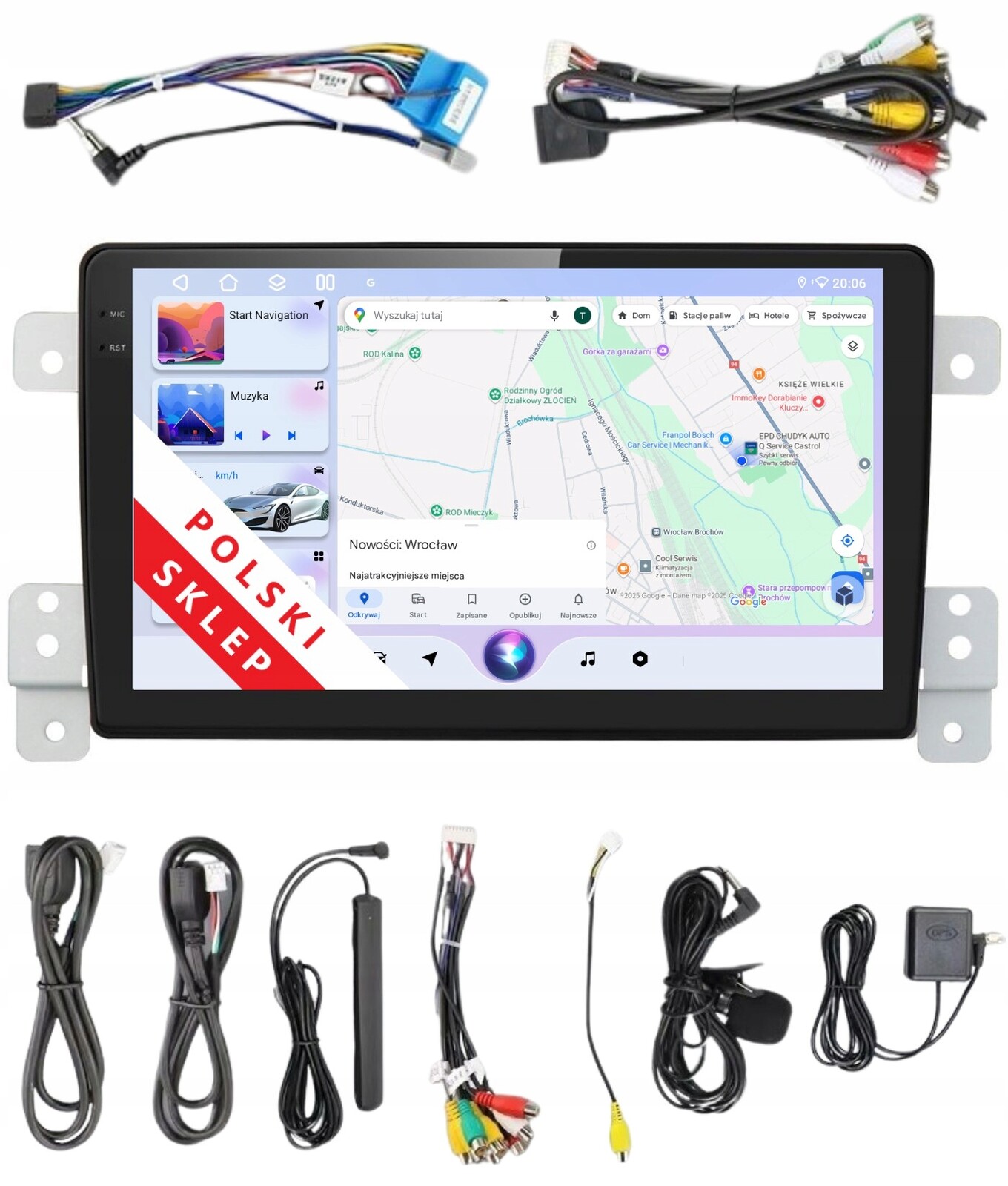 Navigace Rádio 2DIN Android Suzuki Grand Vitara 2 II 4 Gb Dsp Carplay Lte