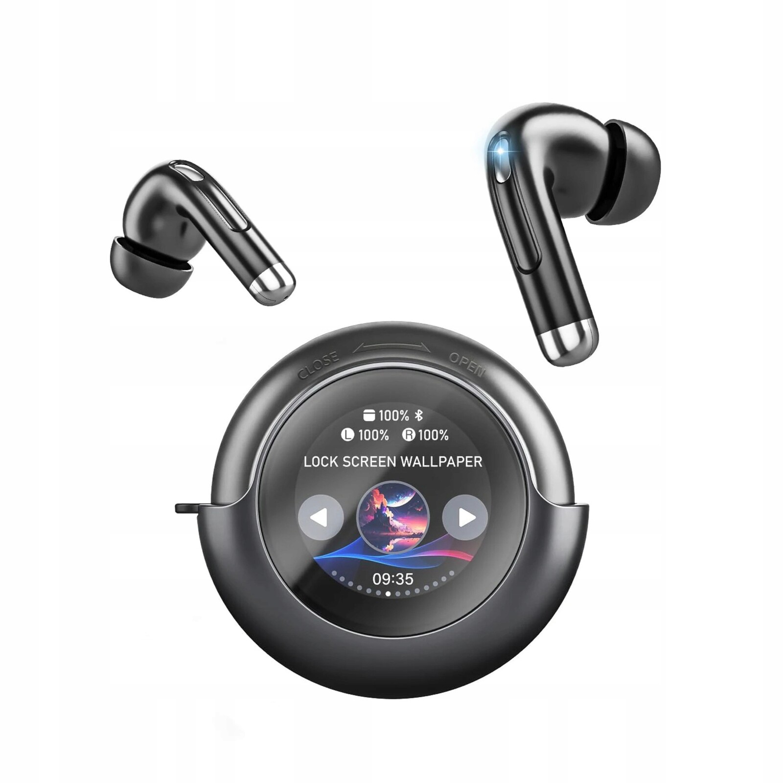 Bezdrátové Kanálové Sluchátka Bluetooth 5.4 Elonix 7 dva mikrofony Bt