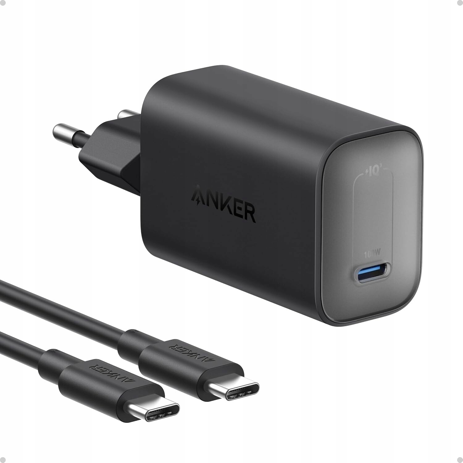 Rychlá nabíječka Anker Nano 100W Usb-c kabel Usb-c 1.8 m Černá B2679311