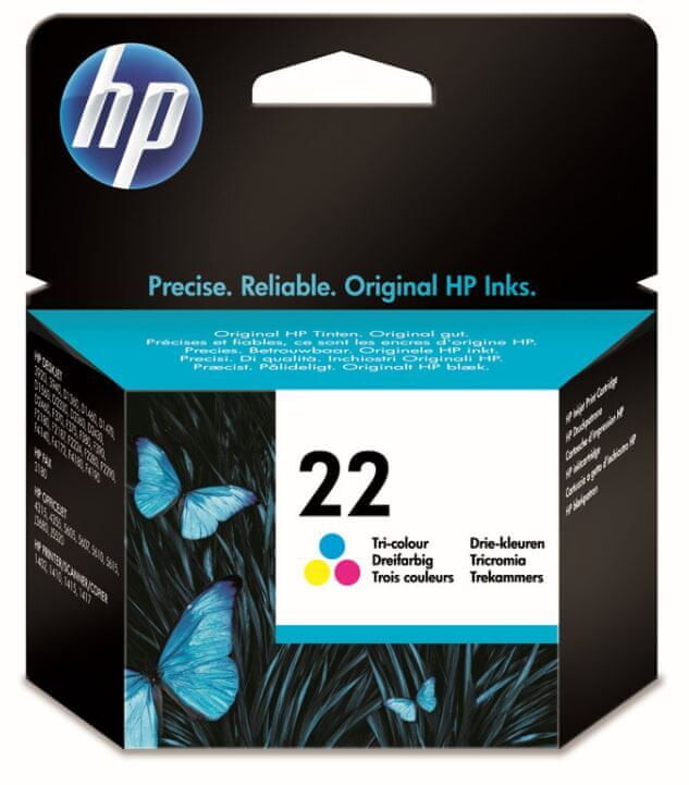 Hp (22) C9352AE ink. náplň barevná, Dj 3920, 3940 originál