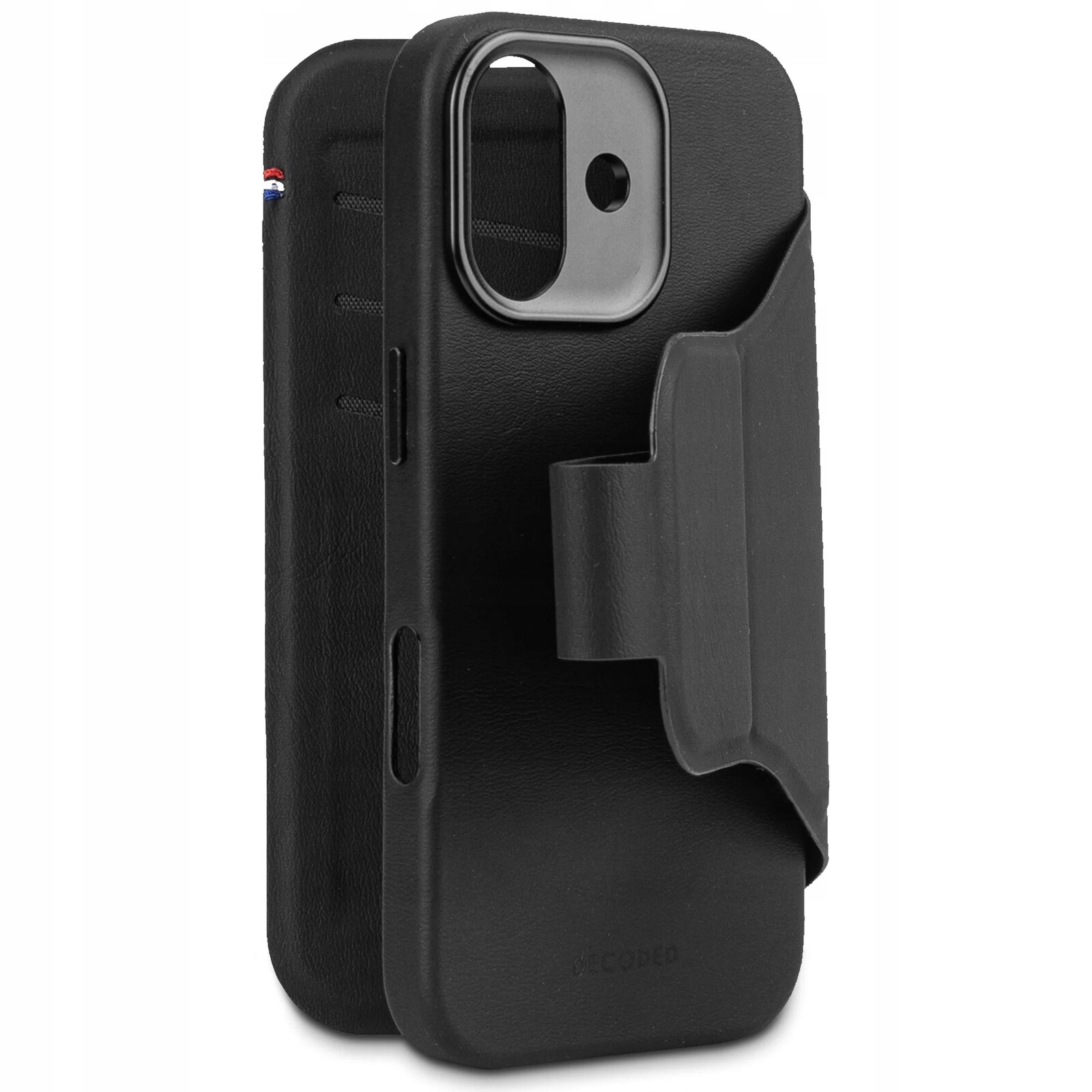 Silikonové odnímatelné pouzdro Decoded 2 v 1 kryt knihy pro iPhone 17