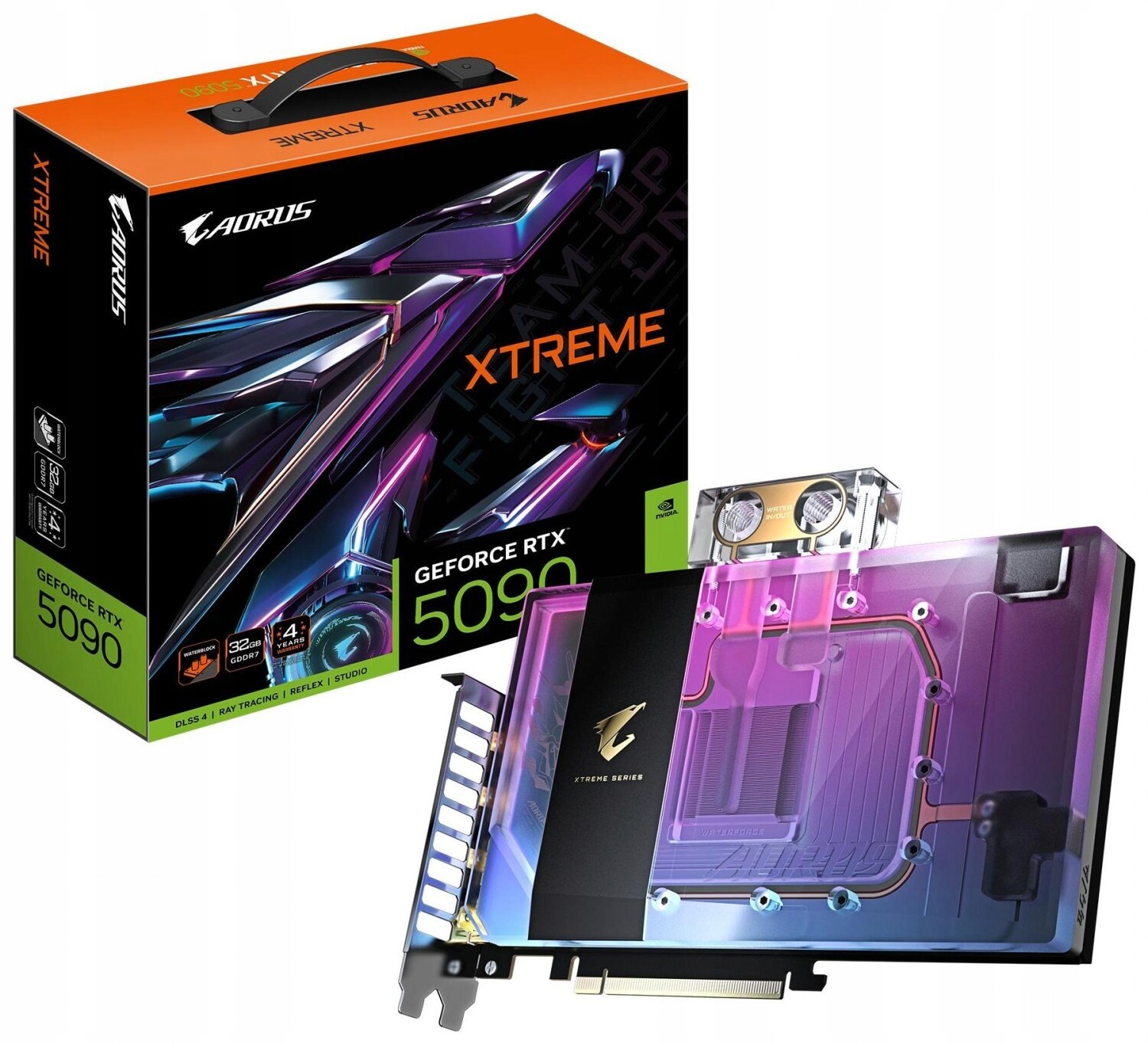 Gigabyte Aorus GeForce Rtx 5090 Extreme Waterforce Wb 32GB Dlss 4