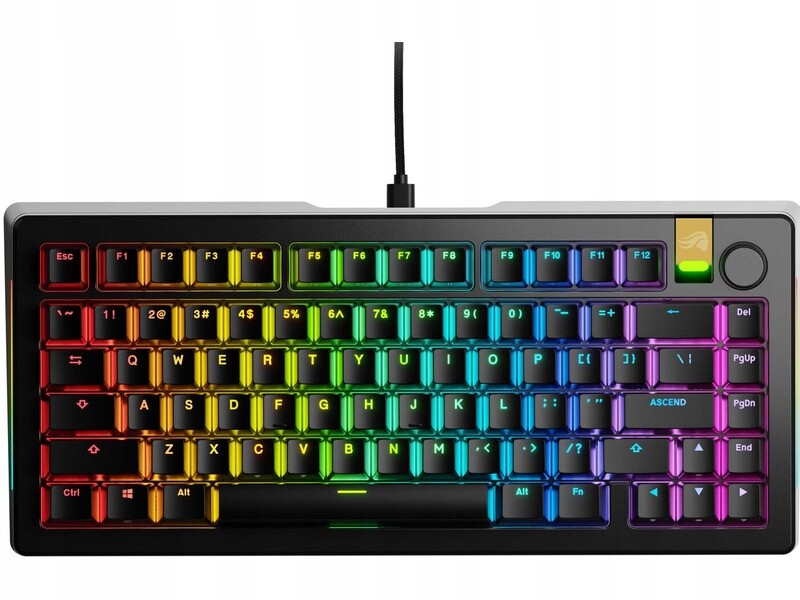 Glorious Gmmk 3 Pro 75% He Prebuilt Mechanická klávesnice Černá