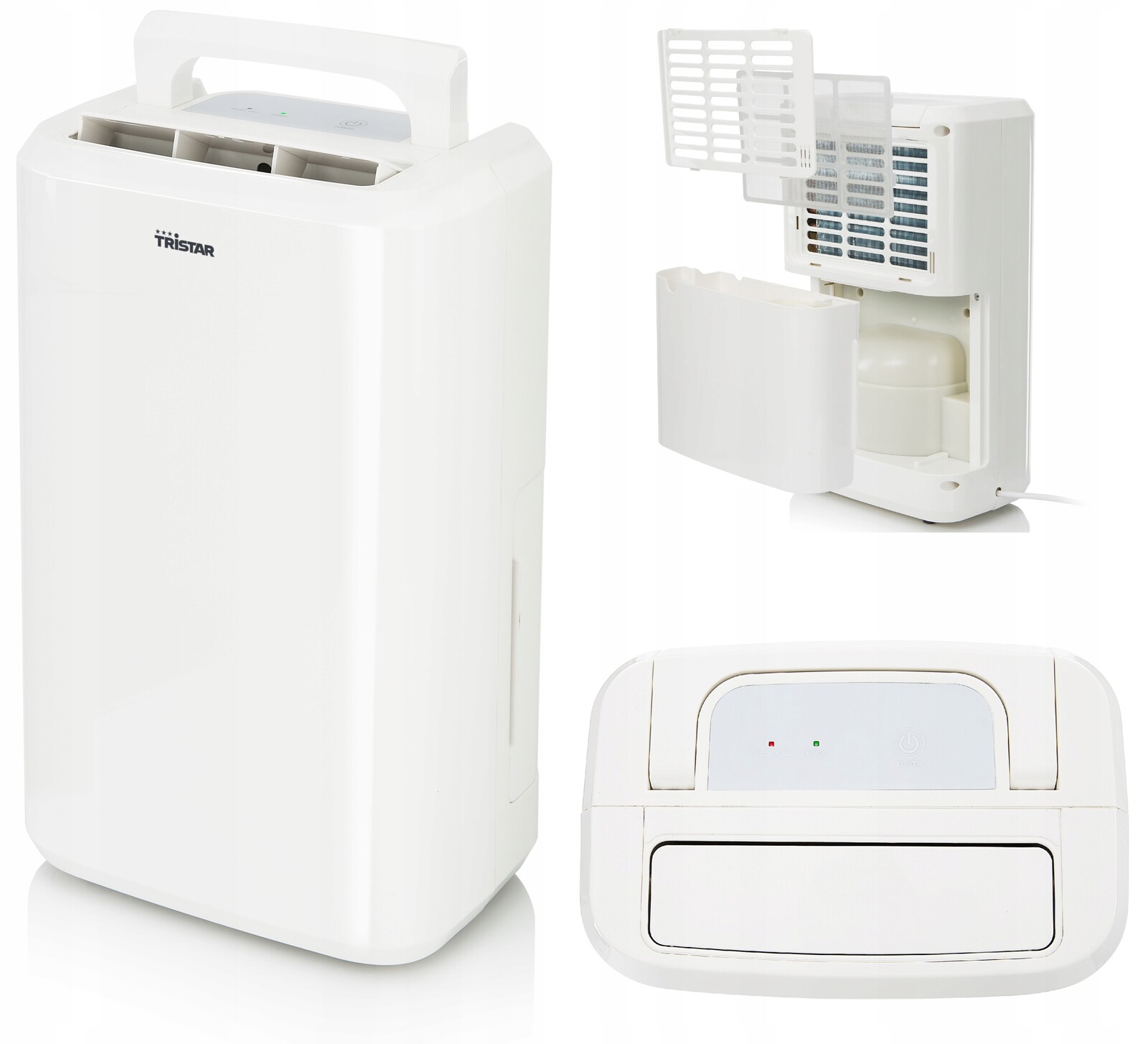 LuX Nejlepší na vlhkost Malý Mobilní Výkonný Odvlhčovač Vzduchu 10L 22m2 380W