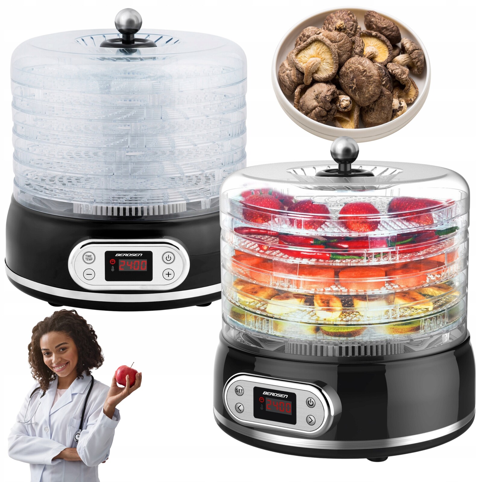 Sušička Na Houby Potravinářská 5 Sít Časovač Regulace Teploty Výšky