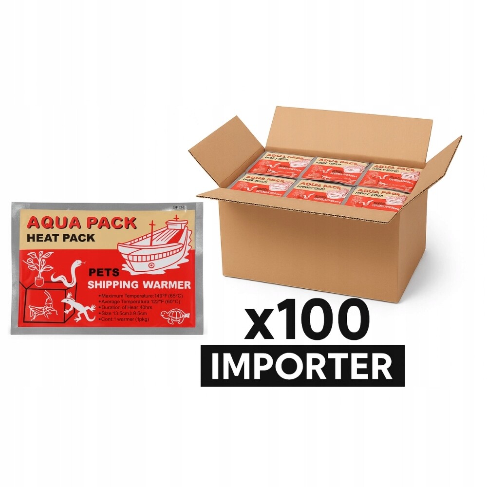 Heat Pack 40H – ohřívač pro přepravu zvířat a rostlin 100ks
