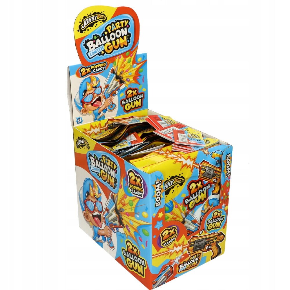 Johny Bee Party Balloon Gun Prášek Střílející (4G) 24KS