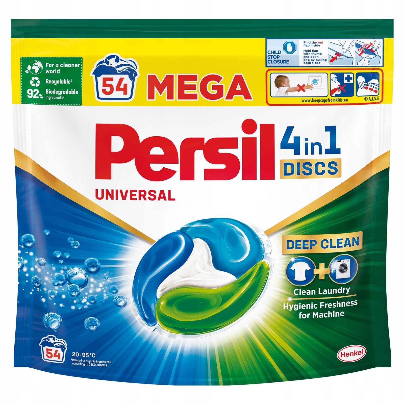 Persil Discs Universal 4 v 1 prací Kapsle 54 ks.