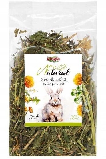 Alegia Přírodní bylinný Pamlsek pro králíky 100g