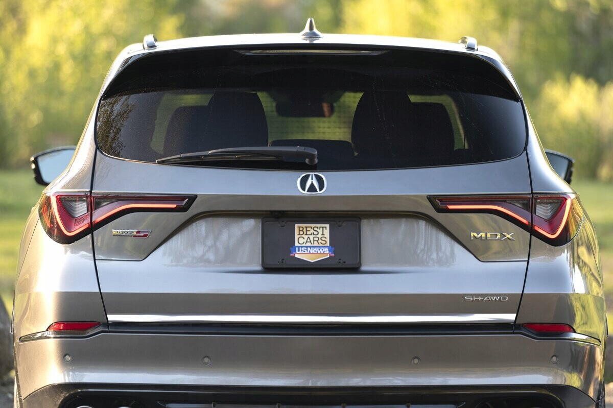 Acura MDX 2021+ Chromovaná chromovaná lišta na klopu zavazadlového prostoru Tuningová krytka