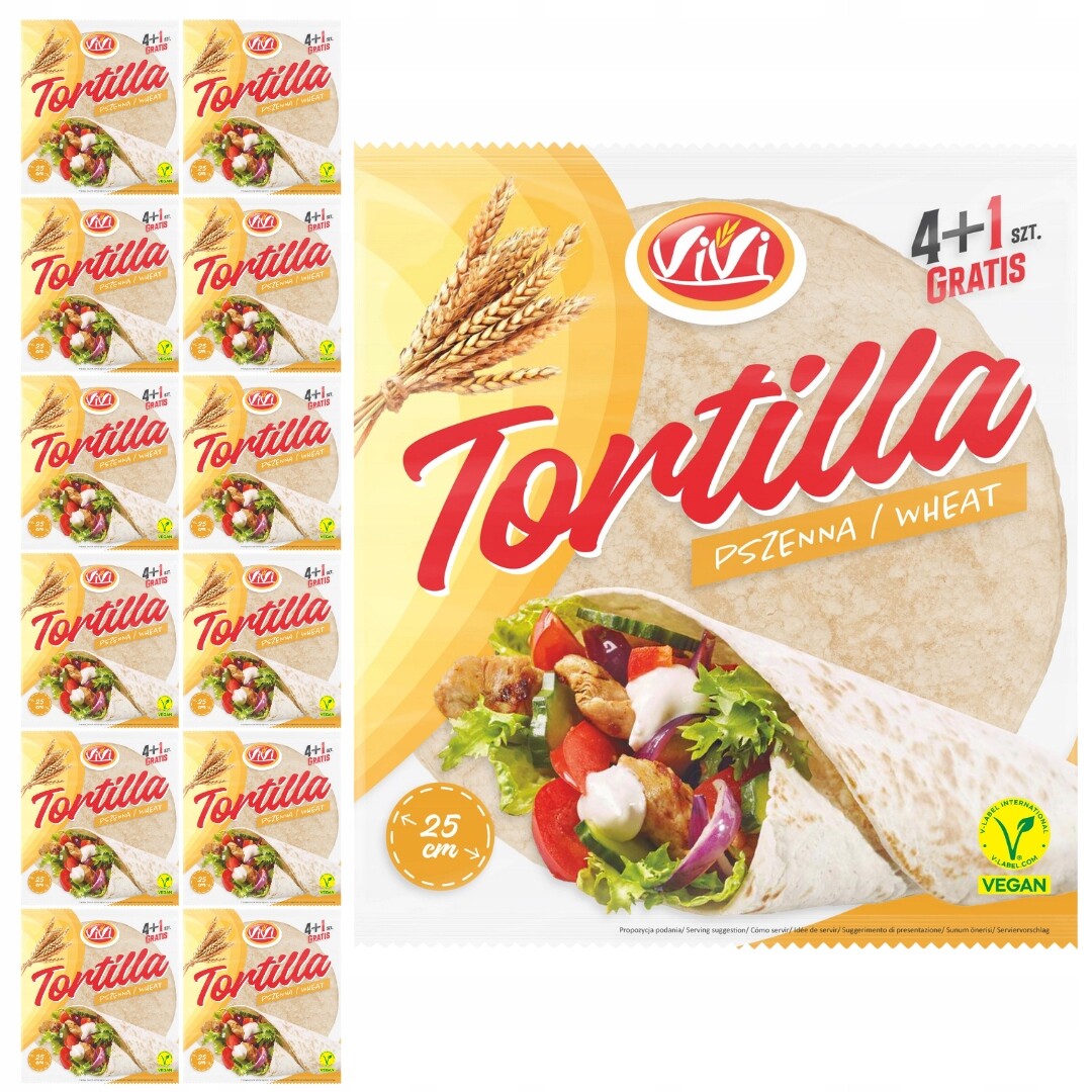Vivi pšeničná tortilla 4+1 240 g x 12 kusů