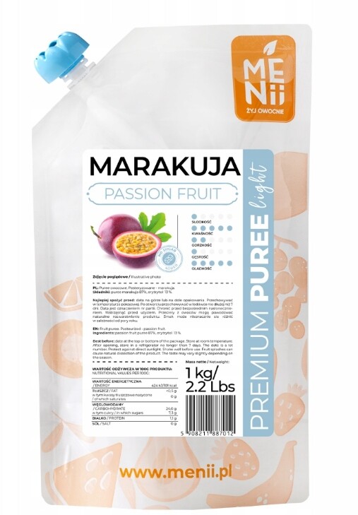 Prémiové Pyré Light z mučenky 1kg