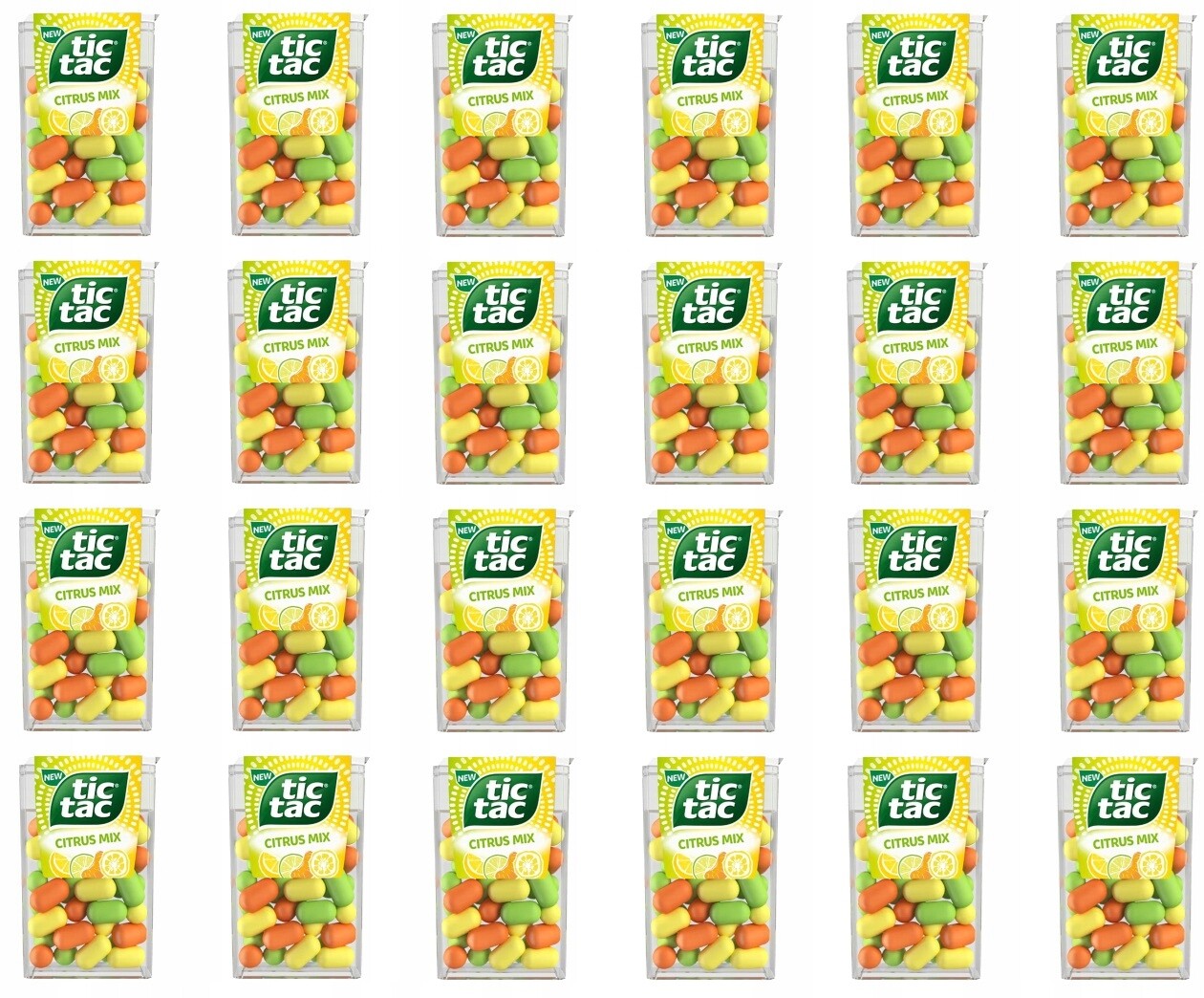 24x 54g Tic Tac Citrus mix citrusové bonbóny Karton