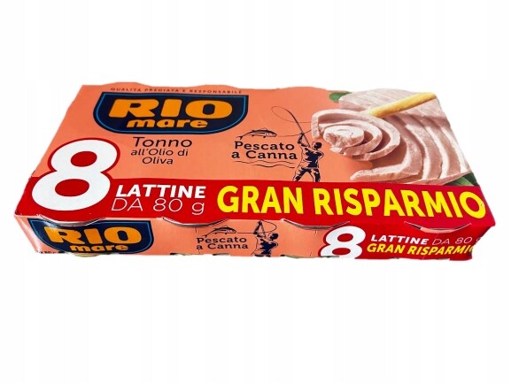 Rio Mare Tuňák V Olivovém Oleji 8x80 g