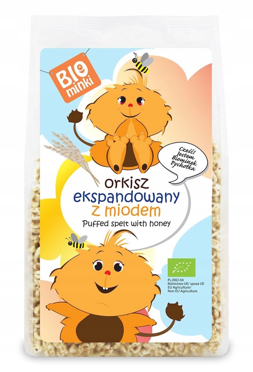 Špalda Expandovaný S Medem Bio 210 g Biominki