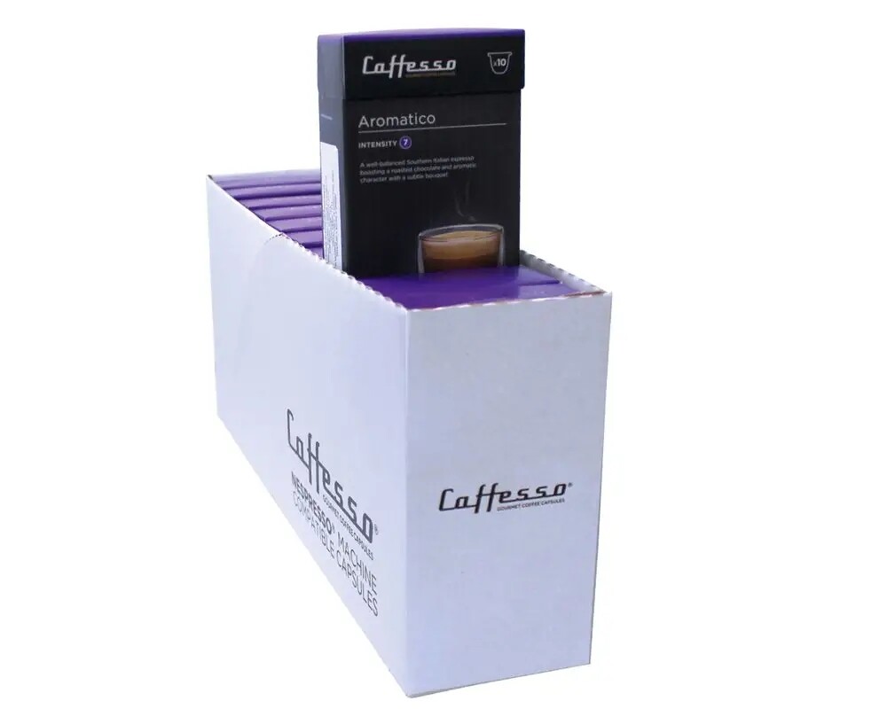 Caffesso Aromatico Pack 100 ks do kávovarů Nespresso, DeLonghi a Krups
