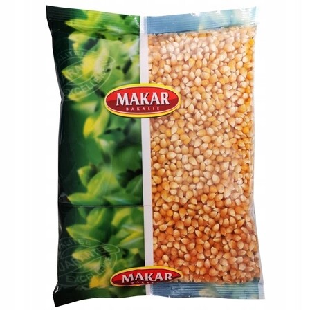 Popcorn kukuřičná zrna pro pražení Makar 1000 g